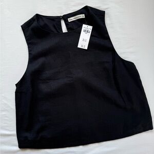 Abercrombie & Fitch Linen Shell Tank